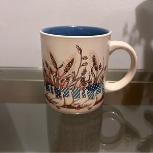 Vintage K.I.C. Franco Ceramic Geese Coffee Mug